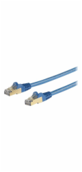 Patchcord StarTech CAT6A, STP, 2m, modrý (6ASPAT2MBL)