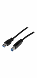 StarTech USB-A - USB-B USB kabel 2 m černý (USB3CAB2M)
