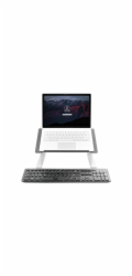 Základna notebooku startuech na Grated LtSTND notebooku 43,2 cm (17) Black, Silver Notebook Stand