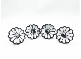 Solární dobíjecí lampa Flower, 0,06 W, IP44, čirá