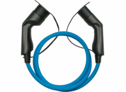 Alcasa Kabelmeister EVC03-075B Napájecí kabel Nabíjecí kabel pro elektromobily Modrý Typ 2/3 7,5 m