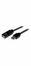 StarTech 20m USB 2.0 Active Extension Cable - M/F - USB extension cable - USB (M) to USB (F) - USB 2.0 - 66 ft - active - black - USB2AAEXT20M - Prodlužovací šňůra USB - USB (M) do USB (F) - USB 2.0 -