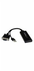 StarTech D-Sub (VGA) - HDMI + USB-A AV adaptér černý (VGA2HDU)