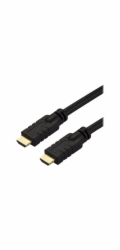 Startech 10m(30ft) HDMI 2.0 Cable, 4K 60Hz Active HDMI Cable, CL2 Rated for In Wall Installation, Long Durable High Speed Ultra-HD HDMI Cable, HDR 10, 18Gbps, Male to Male Cord, Black - Al-Mylar EMI S