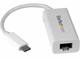 StarTech.com USB C to Gigabit Ethernet Adapter - White - USB 3.1 to RJ45 LAN Network Adapter - USB Type C to Ethernet (US1GC30W) - Síťový adaptér - USB-C - Gigabit Ethernet - bílá