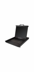 Start StartEch 1U Single Port KVM Console for/Server Rack - VGA KVM - 19in in