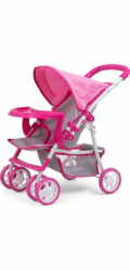 Dětský sportovní kočárek pro panenky Milly Mally Kate Prestige Pink