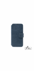 Kožené pouzdro typu kniha FIXED ProFit pro Apple iPhone 16 Pro Max, modré