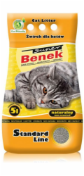Certech Super Benek Standard Natural - Hrudkující stelivo pro kočky 5 l