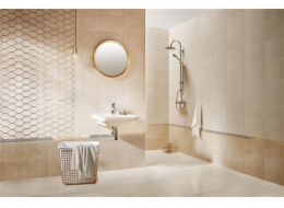 Keramický&nbsp;dekorovaný&nbsp;obklad&nbsp;Navona&nbsp;Beige&nbsp;Str,&nbsp;25x36cm