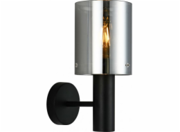 Nástěnné svítidlo Italux Italux Sardo WL-5581-1A-BK+SG kouřové nástěnné svítidlo