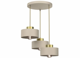 Luminex Stropní svítidlo Marti 9932, páskové, 3x15W, E27, bílá/zlatá
