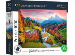 Trefl Puzzle 1000 Alpine Idyll Bavorsko, Německo Unlimited Fit Technology Trefl Puzzle 1000 Alpine Idyll Bavorsko, Německo Unlimited Fit Technology