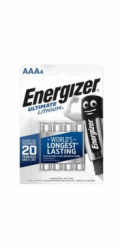 Baterie lithiová AAA R03 1,5V ENERGIZER Ultimate 4ks / blistr