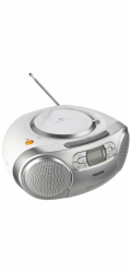 Philips AZ127/12 Přenosný CD přehrávač s kazetovou mechanikou