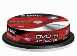 EMTEC DVD-R Classic [ Cakebox 10 ks | 4.7GB | 16x ]