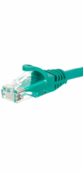 NETRACK BZPAT16G patch cable RJ45 snagless boot Cat 6 UTP 1m green