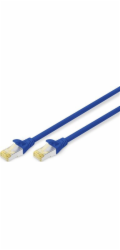 DIGITUS patch kábel Cat6A, S/FTP (PiMF), LSOH - 0,25m, modrý