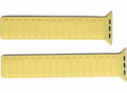 Beline Beline Apple Watch Magnetický pásek 42/44/45/49 mm žlutý/žlutý