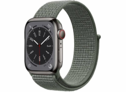 Crong Crong Nylon - sportovní řemínek pro Apple Watch 42/44/45/49 mm (vojenská zelená)