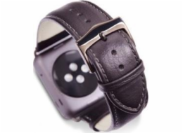 dbramante Copenhagen - Řemínek k hodinkám 42/44 mm - Black/Space Grey