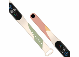 Hurtel Strap Moro náramek pro Xiaomi Mi Band 6 / Mi Band 5 silikonový řemínek Camo Watch náramek (5)