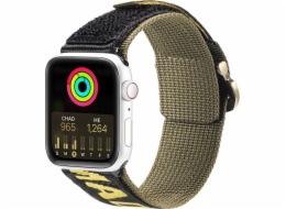 Dux Ducis Dux Ducis Strap (venkovní verze) řemínek Apple Watch Ultra, SE, 8, 7, 6, 5, 4, 3, 2, 1 (49, 45, 44, 42 mm) nylonový páskový náramek žlutozelený