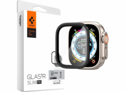 Spigen Glass tR Slim Pro 1 Pack, černé – Apple Watch Ultra 2/Ultra 49 mm