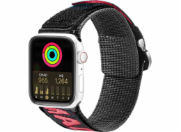 Dux Ducis Řemínek Dux Ducis (venkovní verze) Řemínek Apple Watch Ultra, SE, 8, 7, 6, 5, 4, 3, 2, 1 (49, 45, 44, 42 mm) Nylonový náramek Black and Red