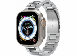 Spigen Spigen Modern Fit 316L pásek, stříbrný - Apple Watch 49mm/45mm/44mm/42mm