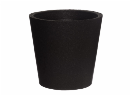 Plastový hrnec 4LIVING 276390, černý, O39 cm