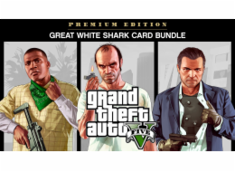 Rockstar Games Grand Theft Auto V: Premium Online Edition a balíček karet Great White Shark Xbox One, digitální verze