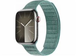 Crong  Melange – magnetický řemínek pro Apple Watch 42/44/45/49 mm (tyrkysová melanž)