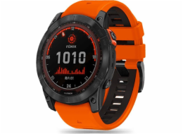 Tech-Protect Řemínek pro GARMIN FENIX 3 / 5X / 3HR / 5X PLUS / 6X / 6X PRO / 7X Tech-Protect IconBand oranžovo-černý