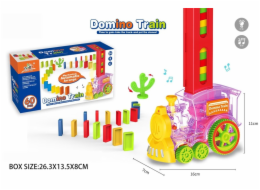 Vzdělávací hračka Domino Train 640500B