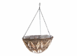GARDEN CENTER  Proutěný závěsný květináč Garden Center, O35 cm