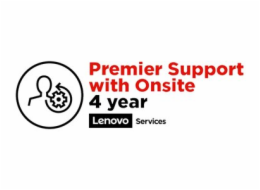 Lenovo Premier Support - Prodloužená dohoda o službách - náhradní díly a práce (pro notebooky) - 4 let - na místě - doba vyřízení požadavku: příští prac. den - pro ThinkBook 13; 14; 14 G4 ABA; 15; Thi