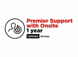 Lenovo Premier Support with Onsite NBD - Prodloužená dohoda o službách - náhradní díly a práce - 1 rok - na místě - doba vyřízení požadavku: příští prac. den - pro ThinkCentre M90; M90a Gen 2; M90a Ge