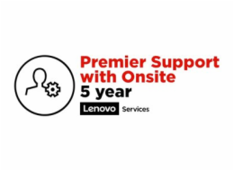 Lenovo Onsite + Premier Support - Prodloužená dohoda o službách - náhradní díly a práce - 5 let - na místě - doba vyřízení požadavku: příští prac. den - pro ThinkPad P1; P40 Yoga; P50; P50s; P51; P51s