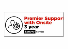 Lenovo Onsite + Premier Support - Prodloužená dohoda o službách - náhradní díly a práce - 3 let - na místě - doba vyřízení požadavku: příští prac. den - pro ThinkBook 13; 14; 14 G5 IRL; 15; ThinkPad E
