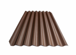 ETERNIT Vlnitý plech AGRO L, 8B, 1130 x 1750 mm, hnědý