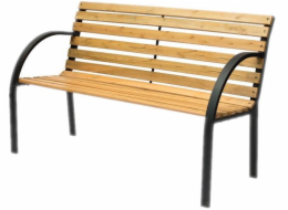 DOMOLETTI Lavice K-A204, hnědá, černá, 122×63×80 cm