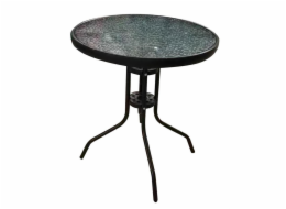 DOMOLETTI Venkovní stůl BISTRO, černý, O60×70 cm