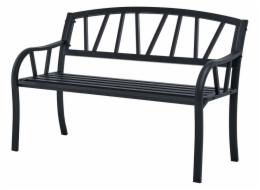 DOMOLETTI Lavice HS2018-B, černá, 127,5x60,5x88 cm