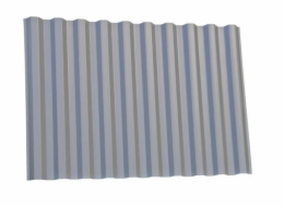 GUTTAGLISS PVC panel s lichoběžníkovým profilem, 1,2x900x2000 šedý