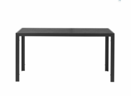 DOMOLETTI Venkovní stůl černý, 150 cm x 90 cm x 65 cm