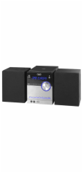 Mikrosystém Trevi, HCX 10D8 DAB/BK, LCD displej, CD přehrávač, DAB/DAB+/FM, bluetooth, 30 W PMPO