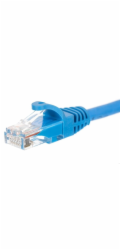 NETRACK BZPAT025UB patch cable RJ45 snagless boot Cat 5e UTP 0.25m blue