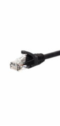 NETRACK BZPAT1P5UK patch cable RJ45 snagless boot Cat 5e UTP 1.5m black