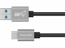 Kabel KRUGER & MATZ KM1262 Basic USB/USB-C 0,5m Black
